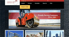 Desktop Screenshot of cardinalasphalt.com